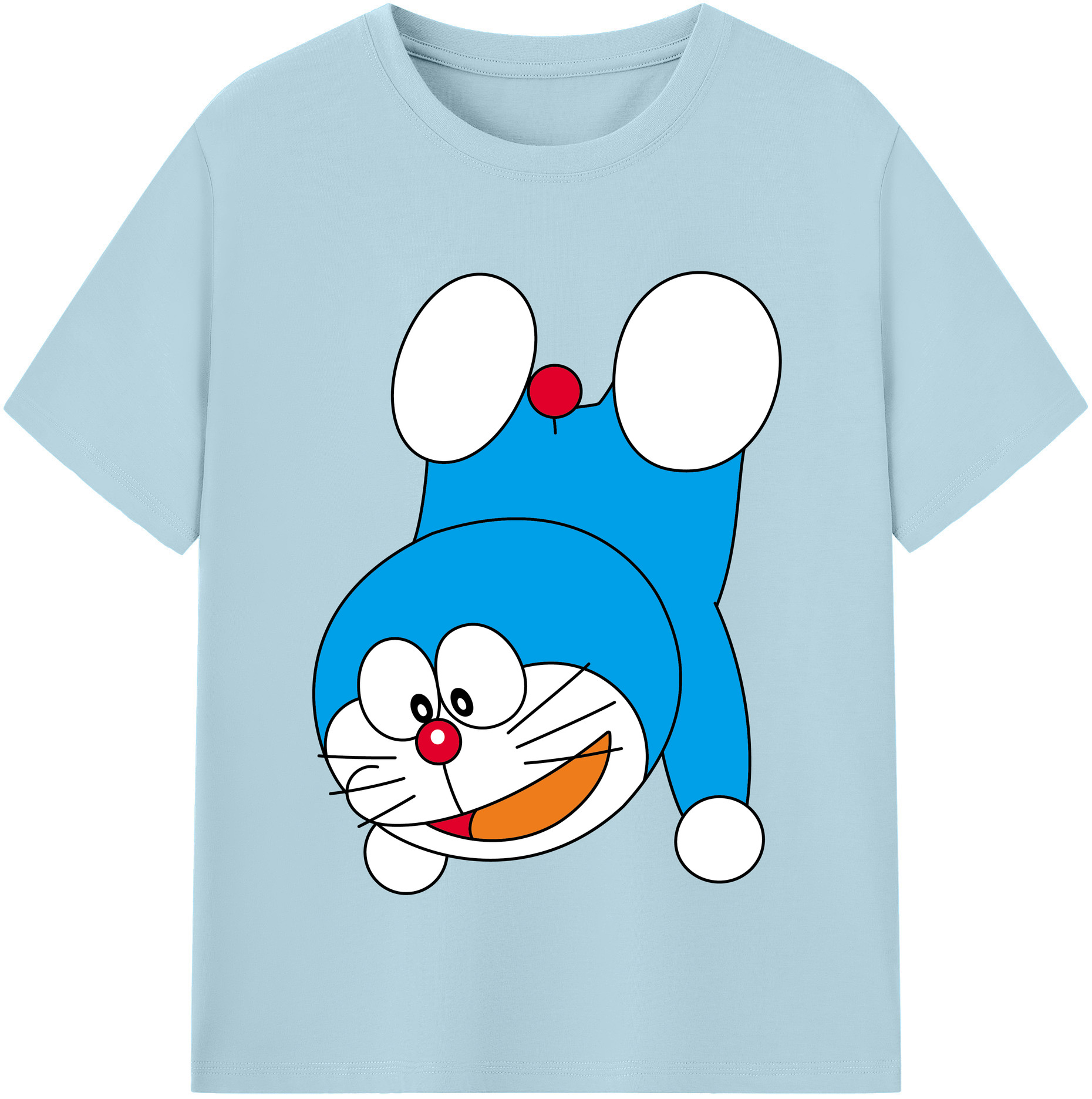 （画像用） ドラえもん Doraemon 綿100％半袖Tシャツ（フロントプリント）